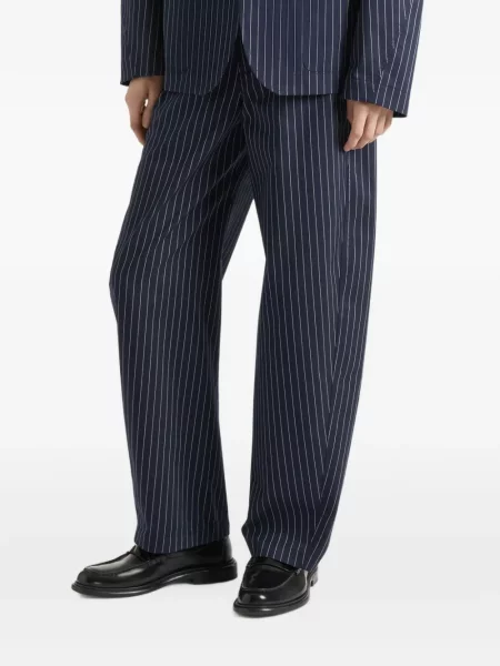 Pantaloni Givenchy cu dungi albastru