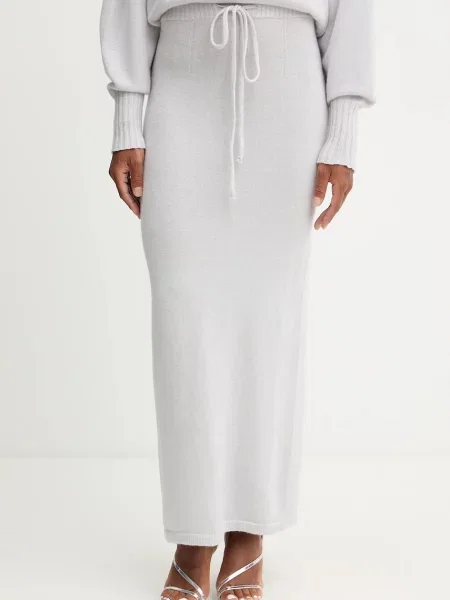 Twinset fustă de lână gri