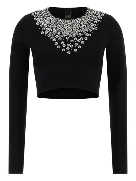 Pulover Pinko de cristal negru
