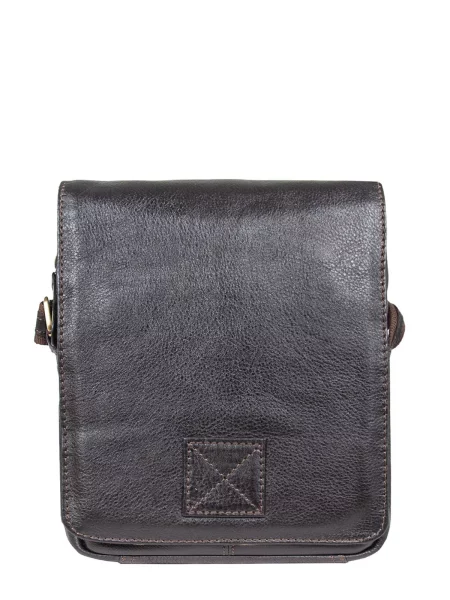 Кожаная сумка через плечо Ashwood Leather коричневая