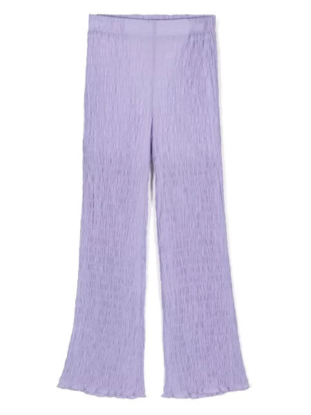 Spodnie dziecięce La Stupenderia fioletowe