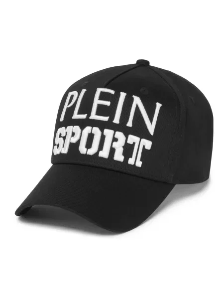 Czapka z daszkiem Plein Sport czarna