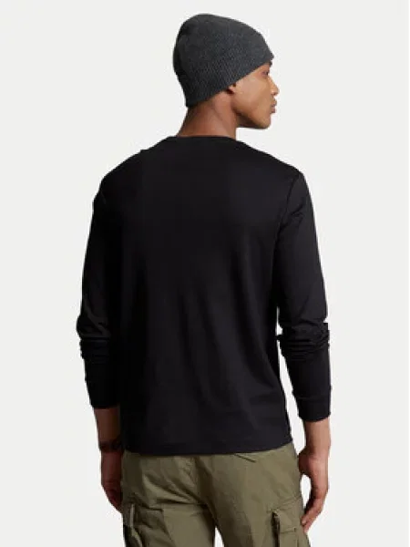 Polo Ralph Lauren Majica z dolgimi rokavi črna