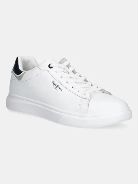 Кожени маратонки Pepe Jeans EATON ONE M бежово