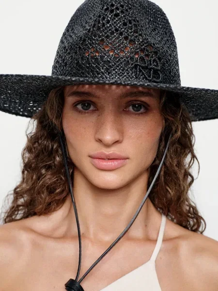 Klobuk Ruslan Baginskiy Fedora Hat črna