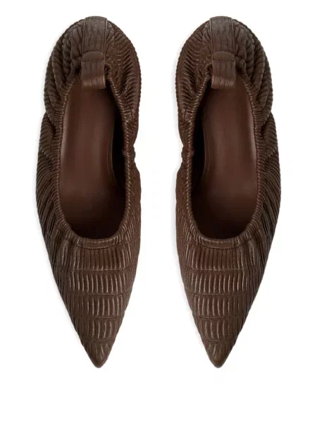 Pantofi cu toc 12 Storeez din piele maro