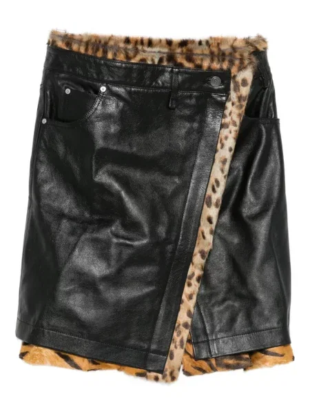 Spódnica Martine Rose kopertowa czarna