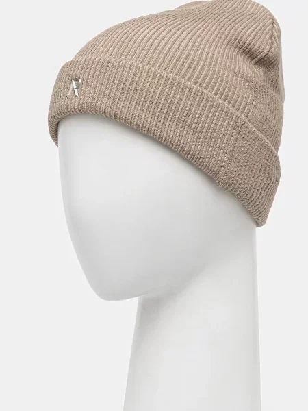 Трикотажная шапка Represent бежевая