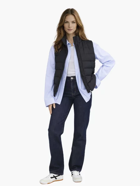 Утеплений жилет YUKI чорний