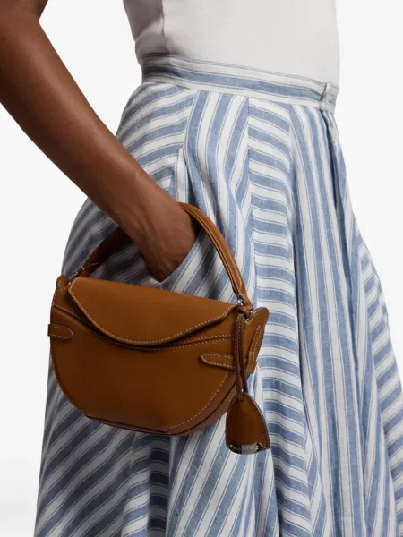 Geantă shopper Ralph Lauren Collection maro