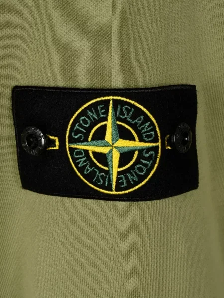 Mikina s kapucí Stone Island zelená