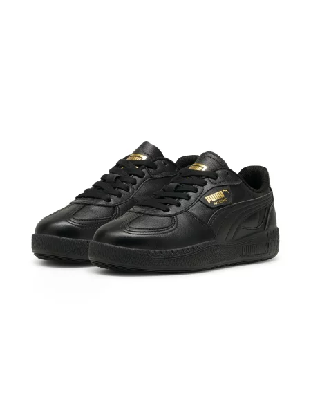 Skórzane sneakersy Palermo Moda czarne