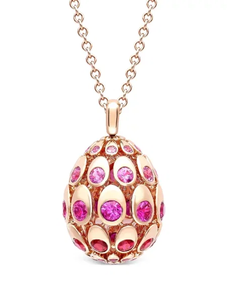 Medál Fabergé rózsaszín