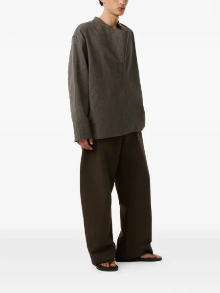Pantaloni Studio Nicholson maro