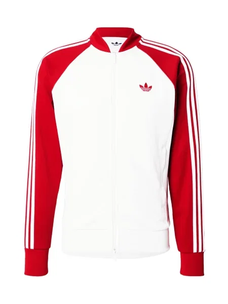 ADIDAS ORIGINALS Hanorac SUPERSTAR roșu alb