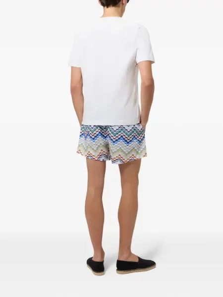 Tricou Missoni cu imagine alb