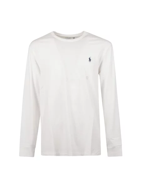 Polo Ralph Lauren Longsleeve gładki biały