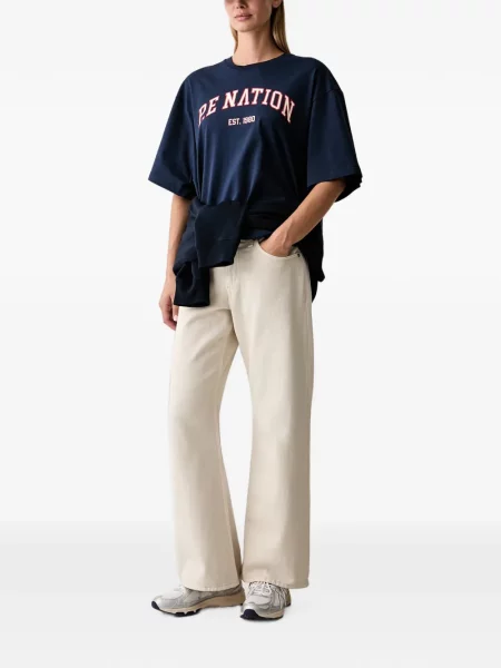 Tricou P.e Nation cu imagine albastru