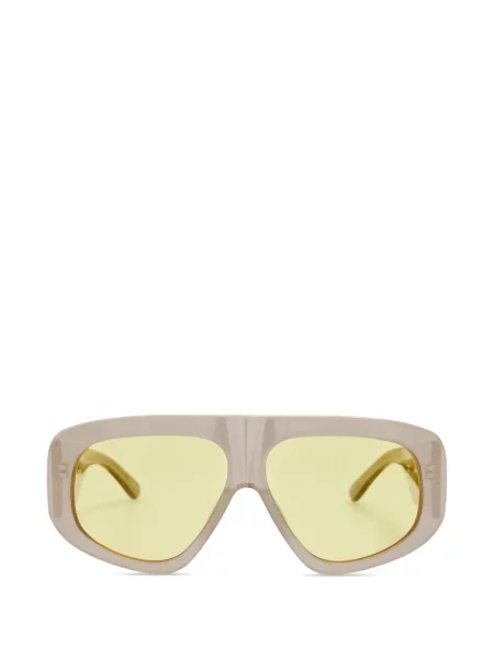Ochelari de soare Linda Farrow cu imprimeu geometric