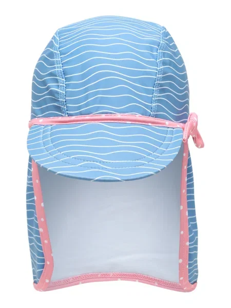 PLAYSHOES Căciulă Krebs albastru deschis / roz alb