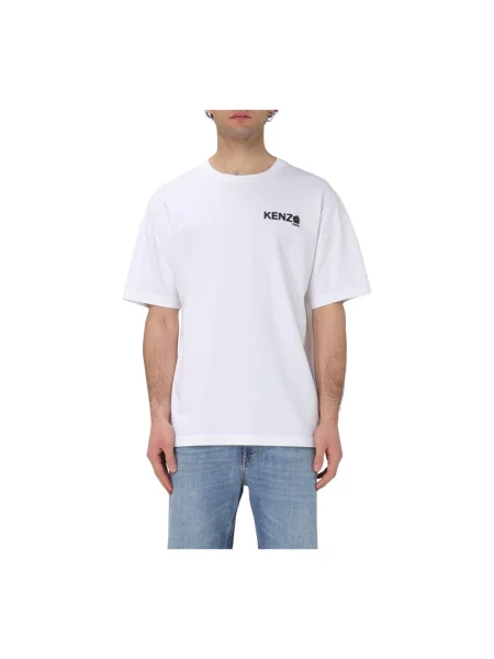 Kenzo Koszulki Mężczyzna L T-shirt z okrągłym dekoltem biały