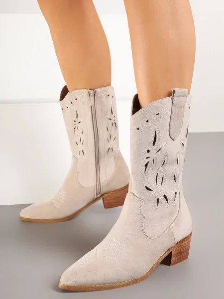 Botine Rivori deschis bej