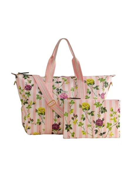 Cath Kidston Geantă de călătorie verde / lila / rosé alb