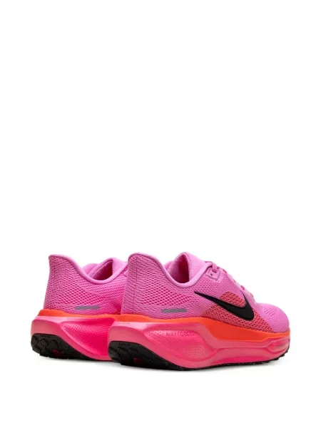 Бягане плетени маратонки Nike Air Zoom с кръгло деколте черно