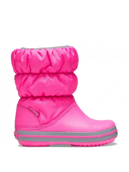 Детские дутики Crocs розовые