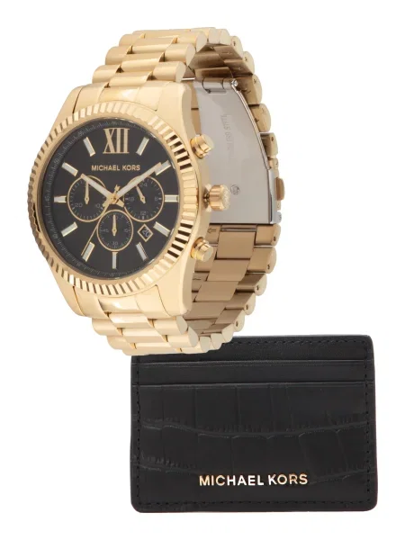 Michael Kors Ceas analogic LEXINGTON auriu negru