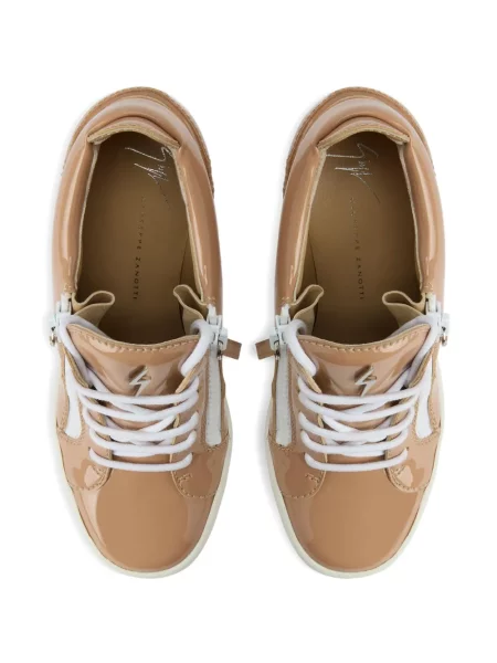 Sneakerși Giuseppe Zanotti din piele cu pană