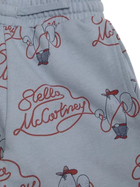 Spodnie dziecięce Stella Mccartney niebieskie