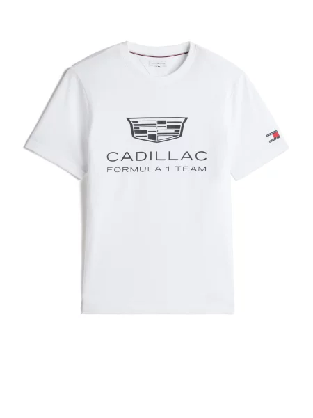 TOMMY HILFIGER Tricou gri metalic alb