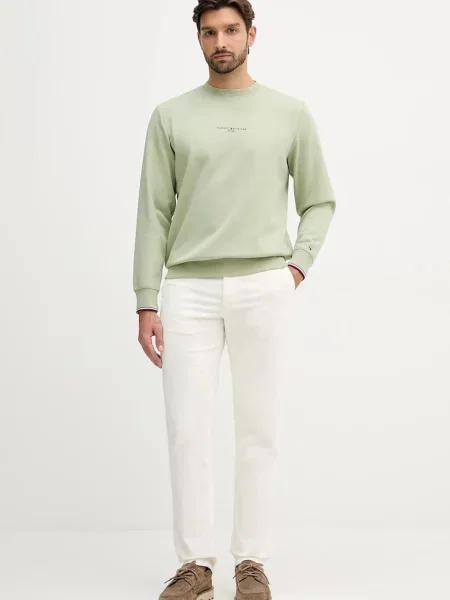 Tommy Hilfiger Menčestrové nohavice béžová