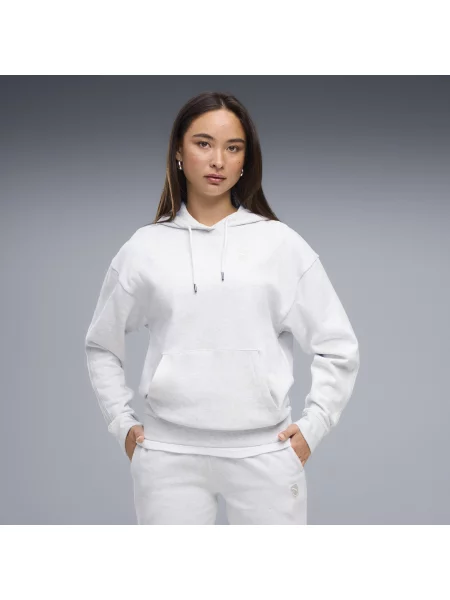 Bluza z kapturem Essentials Elevated PUMA biała