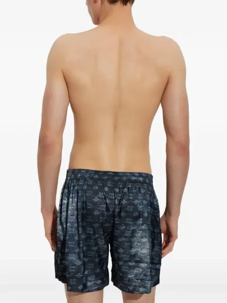 Pantaloni scurți Dsquared2 cu imagine albastru