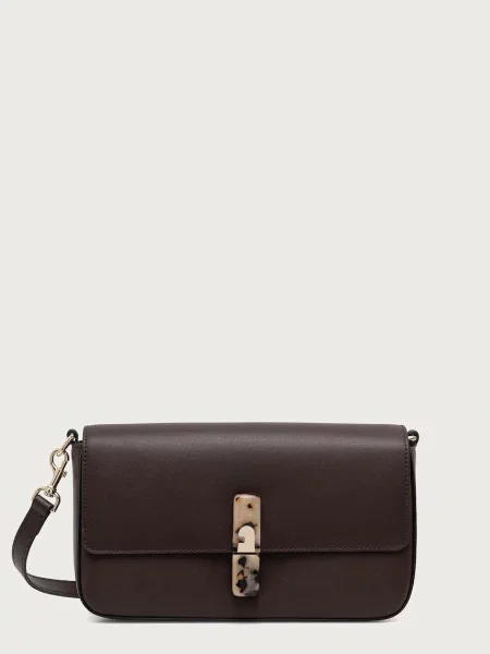 Furla geantă crossbody pentru femei din piele Iride S maro