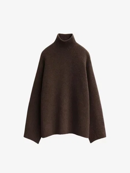 MixRay Pulover Pullover tamno smeđa