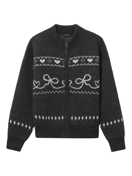 Cardigan Tout A Coup tricotate gri