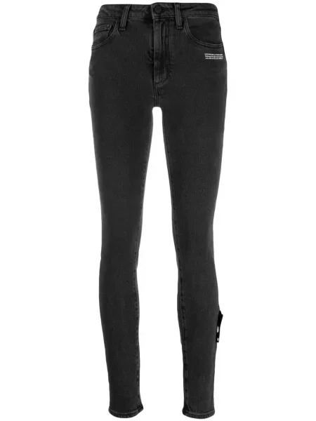 Blugi skinny Off-white skinny fit alb