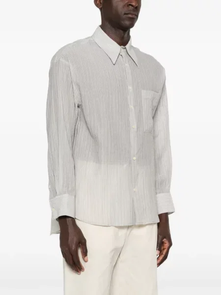 Pruhované pruhované košile Tonywack šedé