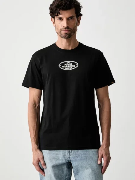 Alpha Industries T-shirt Noseart Backprint czarna