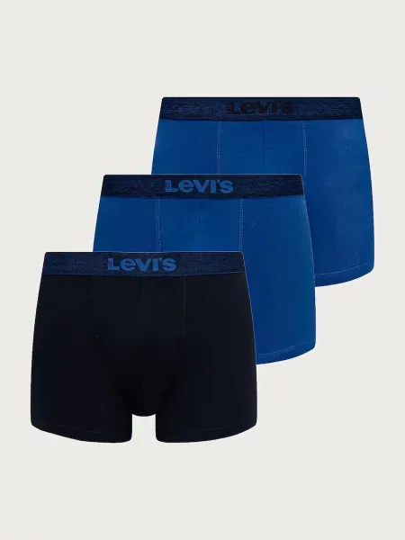 Levi's bokserki damskie z bawełną niebieskie