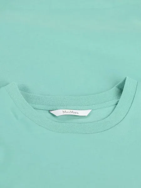 Tricou Max Mara cu broderie verde