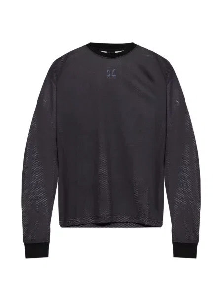 Tricou 44 Label Group cu imagine plasă negru