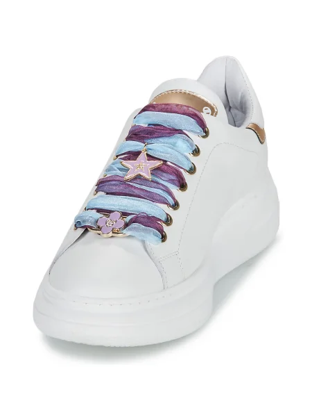 Pantofi Meline alb