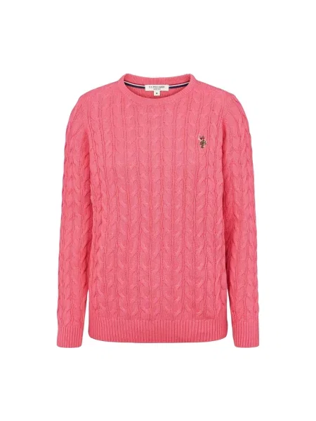 U.S. POLO ASSN. Svetr Madeline pink