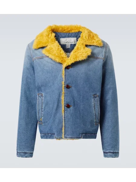 Džínová bunda Erl modrá