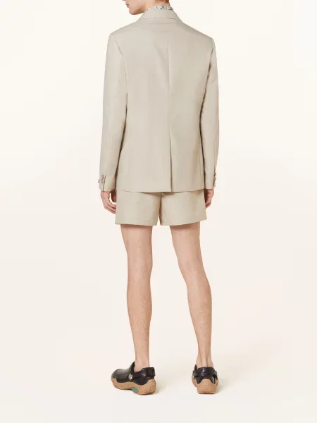 Fendi Marynarka Garniturowa Extra Slim Fit beige beżowa