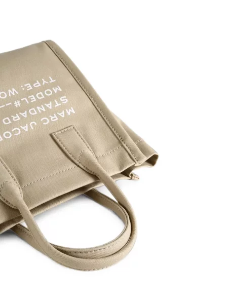 Geantă shopper Marc Jacobs cu imagine din canvas